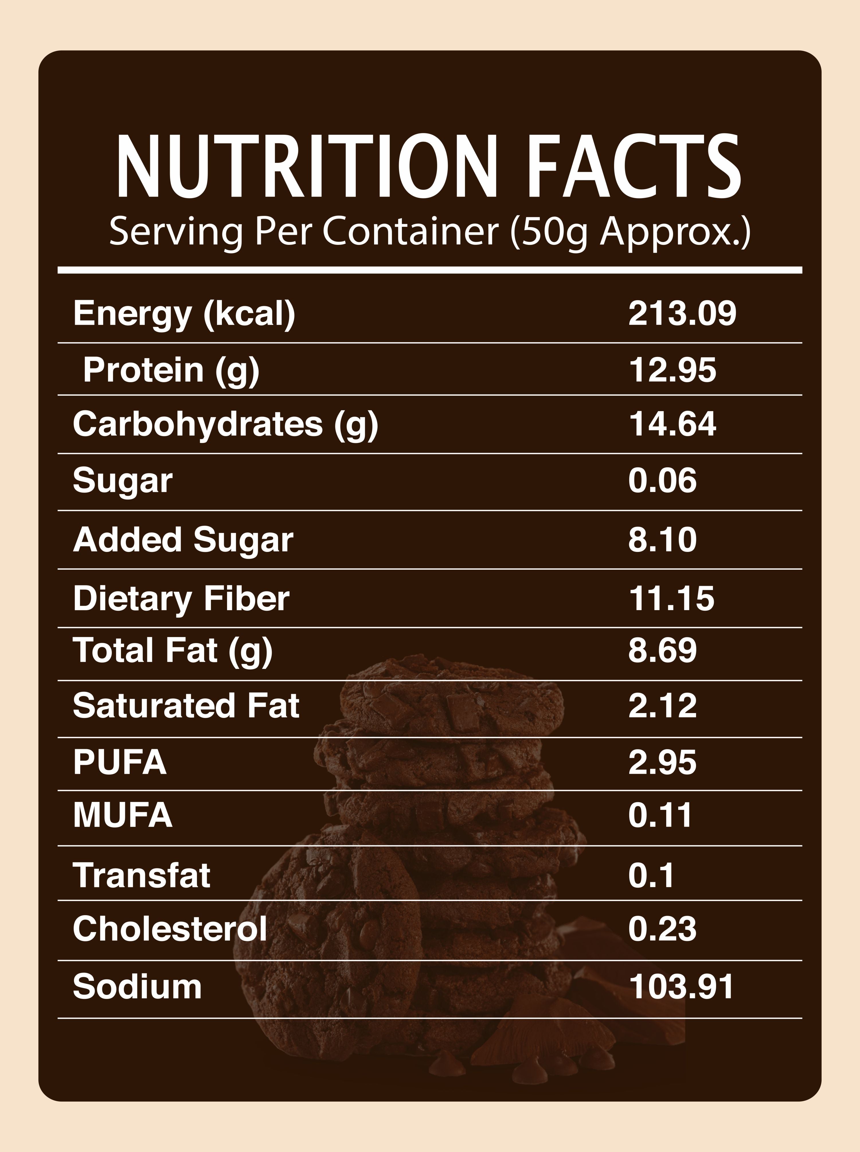 Beast Bites Double Delight Cookies (3 Vanilla + 3 Chocolate) || 12.9g Protein