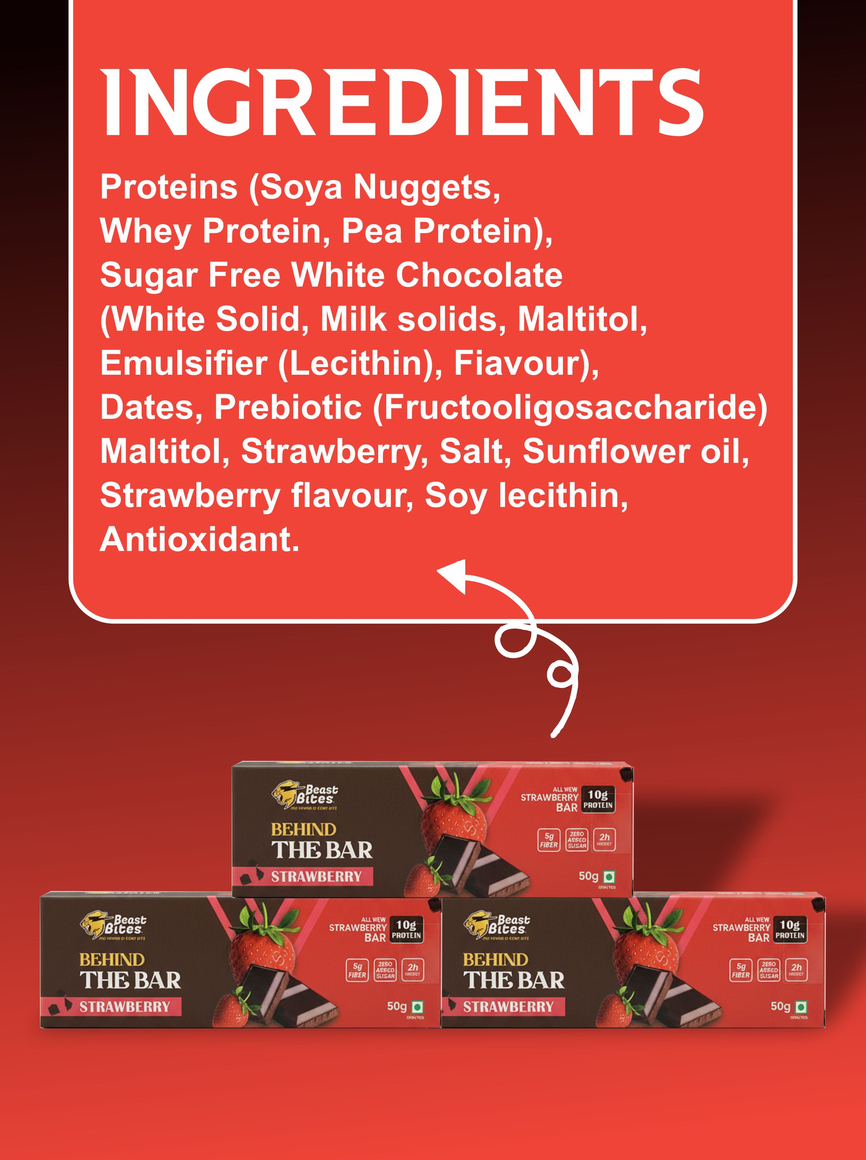 Beast Bites 10g Protein Bars Variety Pack - Each Flavor 2 Bars