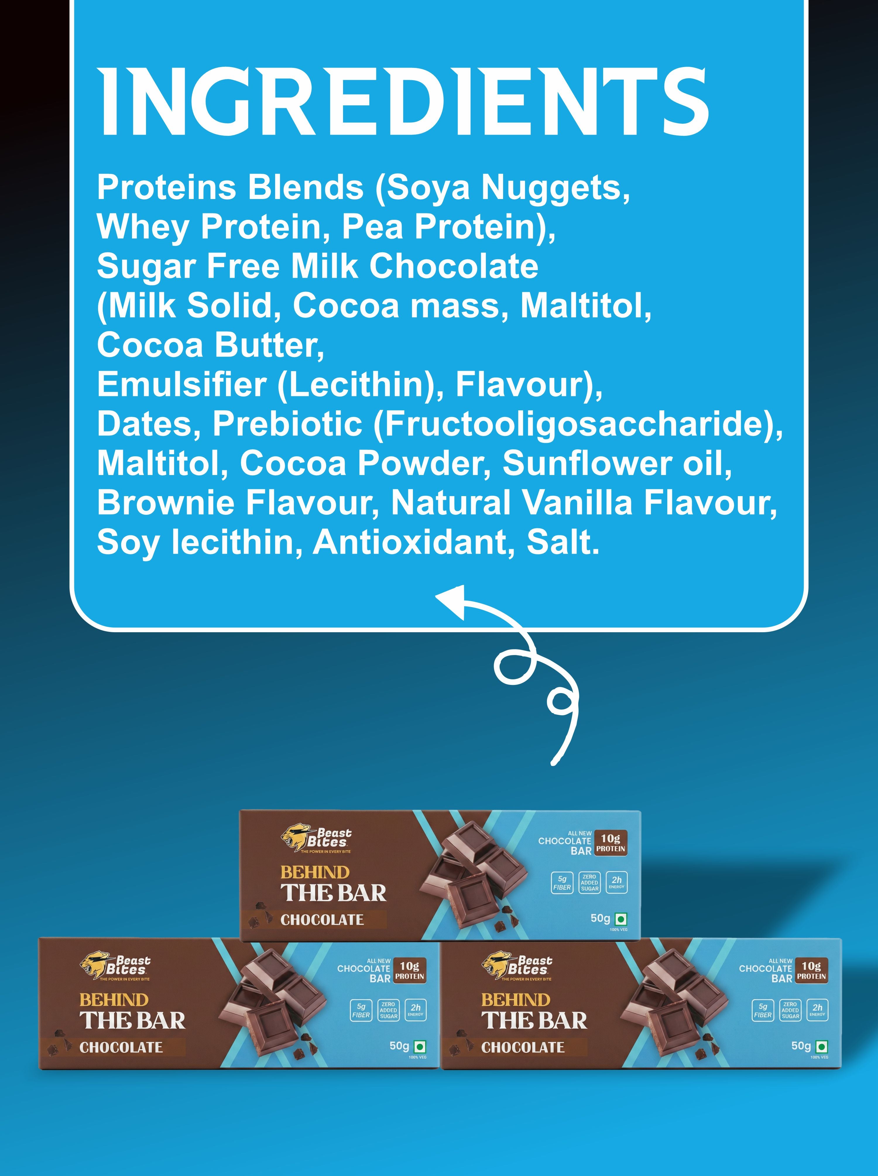 Beast Bites 10g Protein Bars Variety Pack - Each Flavor 2 Bars